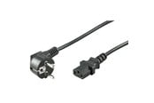 Strømkabel (ekstern) - Pro Power cable C13 1x90° - Sort - 2m - 4040849500770
