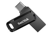 USB Stick - SANDISK Ultra Dual Drive Go - Sort - 64GB - USB Stick - SDDDC3-064G-G46