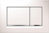 Installationssystemer - Geberit betjeningsplade sigma20 hvid/blankkrom/hvid - 115.883.KJ.1