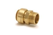 Kobberrør og fittings - Broen Overgang tectite muffe/nippel 15 mm x 1/2 - 45267