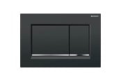 Installationssystemer - Geberit sigma30 betjeningsplade, tryktaste sort/blankkrom *DEMO* - 115.883.KM.1