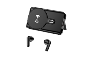 Powerbank - DENVER Powerbank + Bluetooth Earbuds - Black - 5000 mAh - PWE-5000B