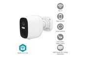 Netværkskamera - Nedis SmartLife udendørskamera, Wi-Fi, 4MP Quad HD 1440p / 2560x1440, IP66, Med bevægelsessensor, Nattesyn, Hvid - WIFICBO32WT