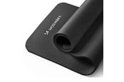 Sport & Fitness - Wozinsky exercise mat 181 x 63 x 0.9 cm thick gymnastic yoga mat - Black - 5907769300455