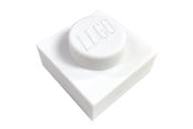 Børnelamper - LEGO ® Iconic 1x1 Plade Natlampe - Hvid - 4006436-LP50