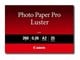 Papir, Fotopapir og Etiketter - Canon Paper LU-101 / 6211B026 Pro Luster - 6211B026
