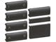 Lauritz Knudsen - LK IHC Wireless FUGA tangentsæt for 4SL batteritryk og kombienheder 1 modul, koksgrå - 530D8005