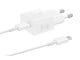 Mobil - Adaptere & Opladere - Samsung 25W USB-C GaN Power Adapter (Incl. cable) - White - EP-T2510XWEGEU