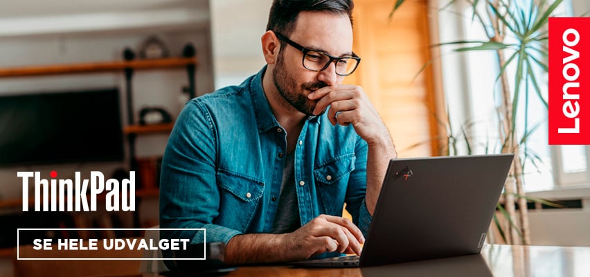 Læs mere om Lenovo ThinkPad. Se hele udvalget her.