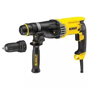 Rotācijas āmurs DeWALT D25144K SDS-Plus 700 W, 3 J triecienu enerģija, 1450 apgr/min, 3,1 kg, rokturis un koferis