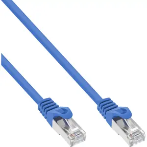 Pārejas kabelis InLine SF/UTP Cat.5e 0.5m Zils