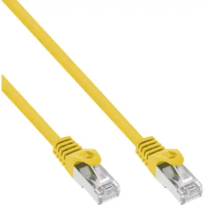 InLine Patch Cable SF/UTP Cat.5e dzeltenais 0.3m