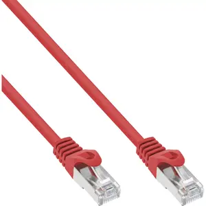 InLine Pārejas kabelis SF/UTP Cat.5e sarkans 0.5m