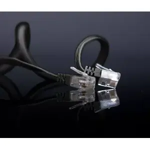 Сетевой кабель ShiverPeaks SP711-SL0.25S 0.25м Cat6 U/UTP Черный