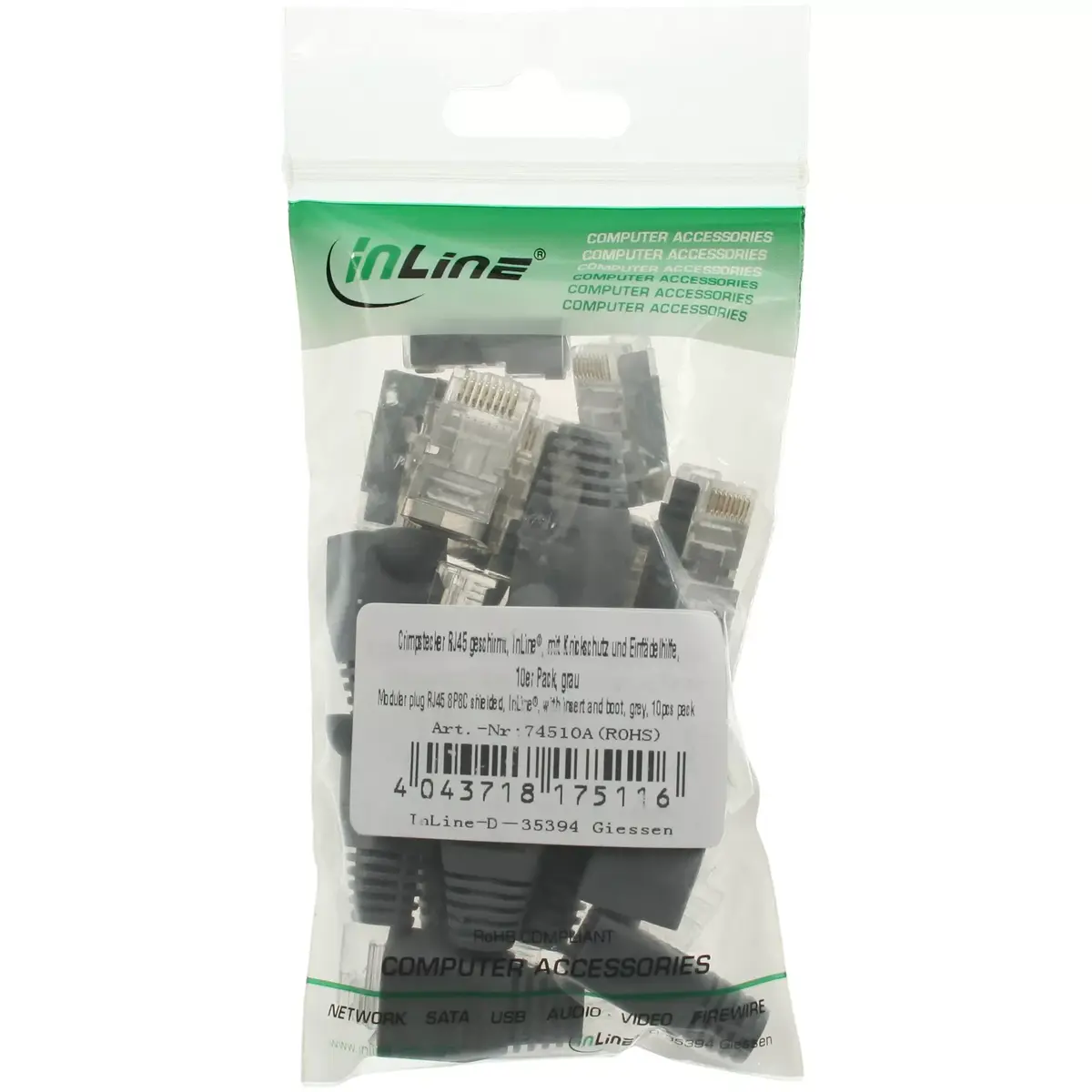 InLine Crimp savienotājs RJ45 8P8C Photo 2