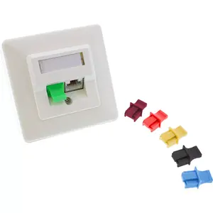 InLine RJ45 Putekļu aizsargvāciņš, dzeltena, 10 gabali
