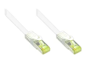 Сетевой кабель Good Connections S/FTP Cat.7 0.5м Белый RJ-45 штекер/штекер