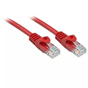 Tīkla kabelis Lindy Rj45/Rj45 Cat6 0.3m Sarkans