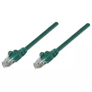 Сетевой кабель Intellinet Cat5e RJ45 1м Зеленый