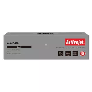 Лента для матричного принтера ActiveJet A-OKI3410 1,27 см x 30 м, нейлон, черная, 10000000 символов