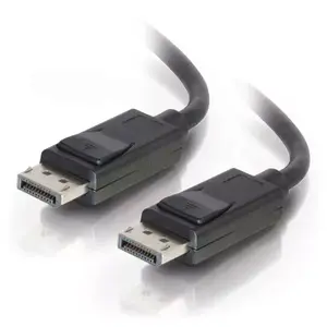 C2G DisplayPort Kabelis 3.05 m Vīrietis pret Vīrieti Melns ar Fiksatoriem 4K 60Hz UHD