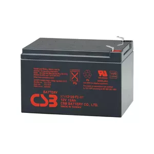 Свинцово-кислотный герметичный аккумулятор AGM VRLA csb battery CSB-XTV12120F2FR-WT 12 В 12 А·ч