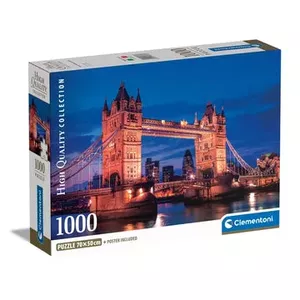Jigsaw Puzzle Clementoni Tower Bridge At Night — 1000 pieces, 700 mm width