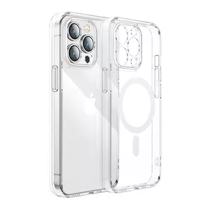 Caurspīdīgs aizsargapvalks ar magnētu Joyroom JR-14D7 priekš iPhone 14 Plus, caurspīdīgs, magnētiska stiprināšana