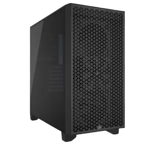 Corsair 3000D Airflow Midi Tower Black PC Computer Case with Tempered Glass Window and ATX Motherboard Support