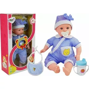 Кукла LEAN Sport Lalka bobas 45 см в синей одежде, бренд LEAN Sport, модель 7085