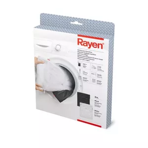 Drēbju mazgāšanas maisiņu komplekts RAYEN 01605801 — 2 gab., 50×40 cm, melns/balts