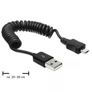 USB кабель DeLOCK USB 2.0-A/USB micro-B 0.6m