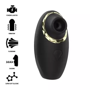IBIZA TECHNOLOGY 3-in-1 vibrators ar sūkšanas, laizīšanas un pulsācijas funkcijām