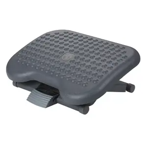 Kāju balsts Q-Connect KF17982 — ergonomisks zem galda, neslīdoša virsma