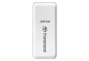 Card Reader Transcend RDF5 White USB 3.2 Compatible with MicroSD SD