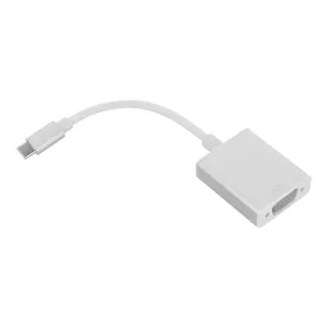 USB‑C uz VGA adapteris fusion accessories FUSUCVGASI, sudraba, USB‑C (DisplayPort Alt Mode) uz VGA