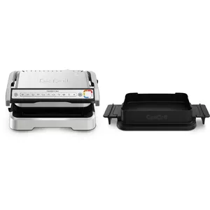Tefal OptiGrill 4in1 GC774D kontakta grils ar 2100 W jaudu metāla korpusā un nerūsējošā tērauda apdari