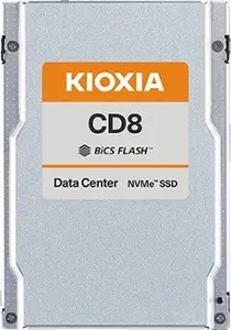2,5" SSD Kioxia CD8-R 1,92 TB PCIe 4.0 NVMe — lasīšana 7200 MB/s, rakstīšana 3500 MB/s, MTBF 2.5M h