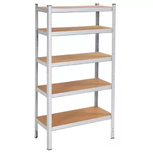 Metal shelving unit Springos HA5163 180 x 90 x 30 cm, 5 shelves