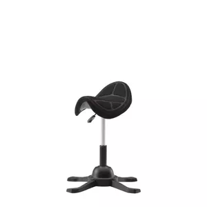 Ergonomisks balanssols up up Toronto Melns audums ar pagarinātu gāzes pacēlāju