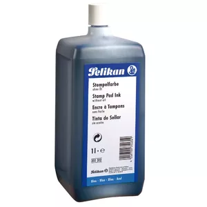 Pelikan 351296 Stamp Pad Ink Refill, 1000 ml, Black