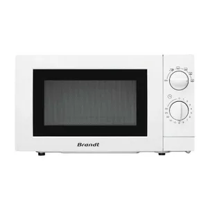 Микроволновая печь BRANDT SM2016W — сольная 700 Вт, 20 л, белая, поворотный стол 245 мм