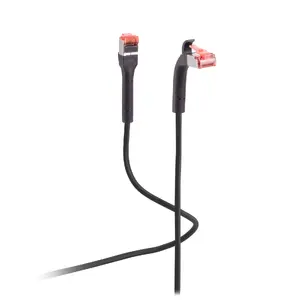 Tīkla kabelis Flexline FL31-29075 — Cat6a U/FTP (STP), 10 m, RJ-45 līdz RJ-45, melns