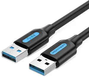 USB A to A cable Vention CONBD 0.5 m, USB 3.2 Gen 1 (5 Gbit/s), Black