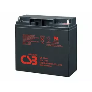 Свинцово-кислотный герметичный аккумулятор CSB Battery GP12170B1 12В 17А·ч для ИБП, охранных и аварийных систем