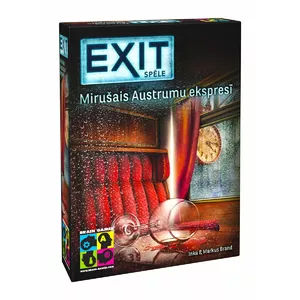 Board game Brain Games EXiT The Deadly East Express puzzle — cooperative escape-room card game