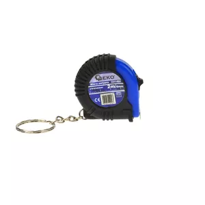 Measuring tape pendant GEKO 2 m × 6 mm — compact retractable tape model 7142567