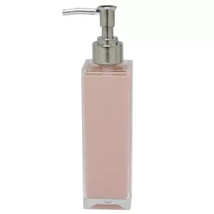 Šķidrā ziepju dozators BESK Venice Soft Pink 9112106 — pie sienas stiprināms uzpildāms sūknis, tilpums 300–500 ml