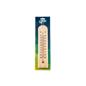 Termometrs BESK 9073025 koka iekštelpām/ārā 26 cm