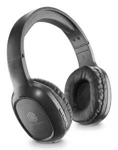 Cellular Line Music Sound Basic Bezvadu Bluetooth austiņas Melnas monofoniskas ar galvas stīpu, iebūvētu mikrofonu un 14 stundu akumulatora darbības laiku